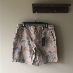 Slate & Stone Novelty Ross Shorts (Khaki Garden)